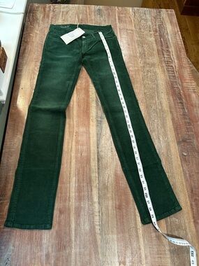 Loomstate VTG Flux Straight-Leg Cords in Conifer Green